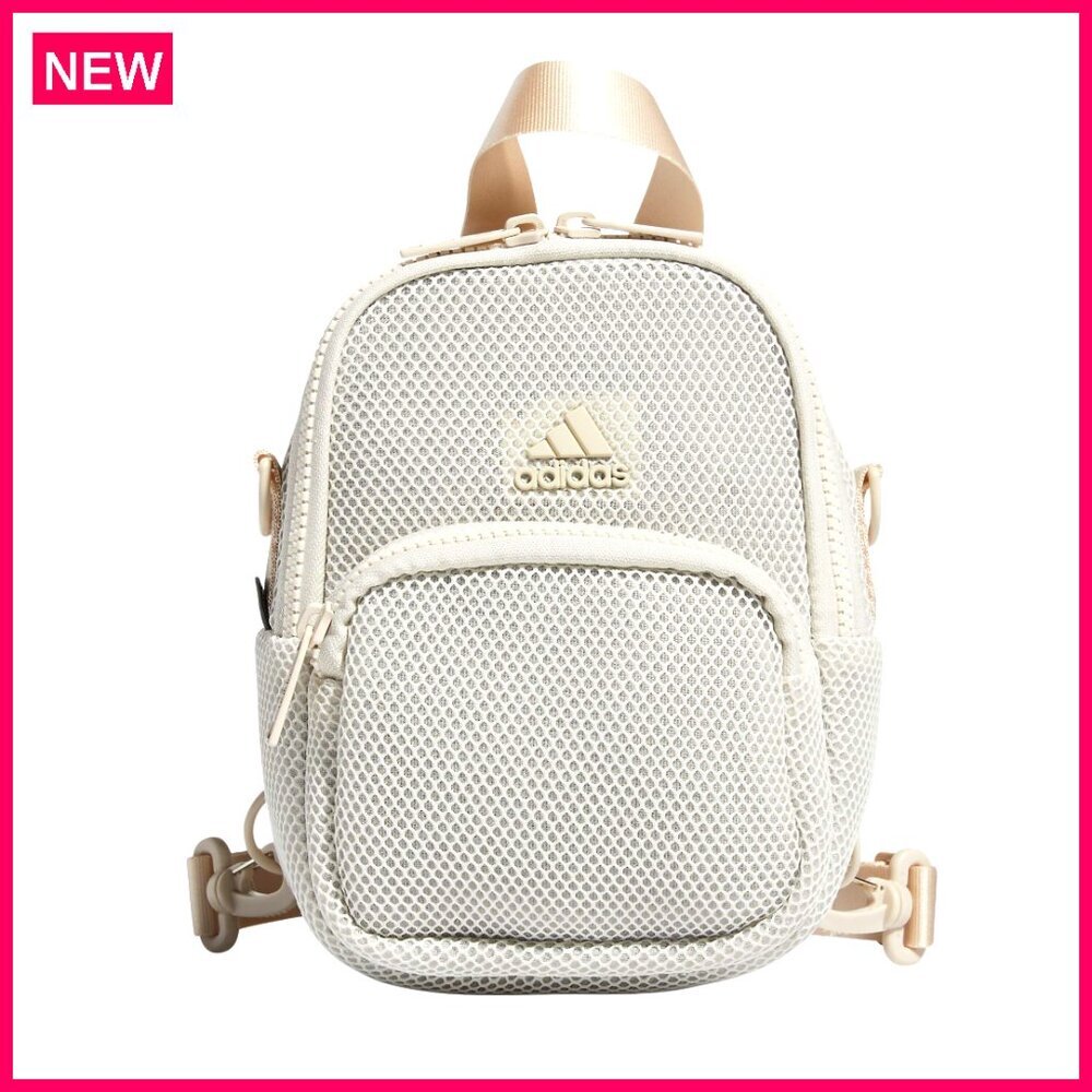 Mini Convertible Backpack Crossbody Bag Polyester Daypack Adjustable Straps